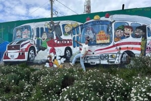 Bogotá: kabelbaan naar de grootste sloppenwijk in Bogotá: El Paraiso