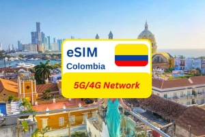 Bogotá: Plan de datos eSIM de Colombia para viajes