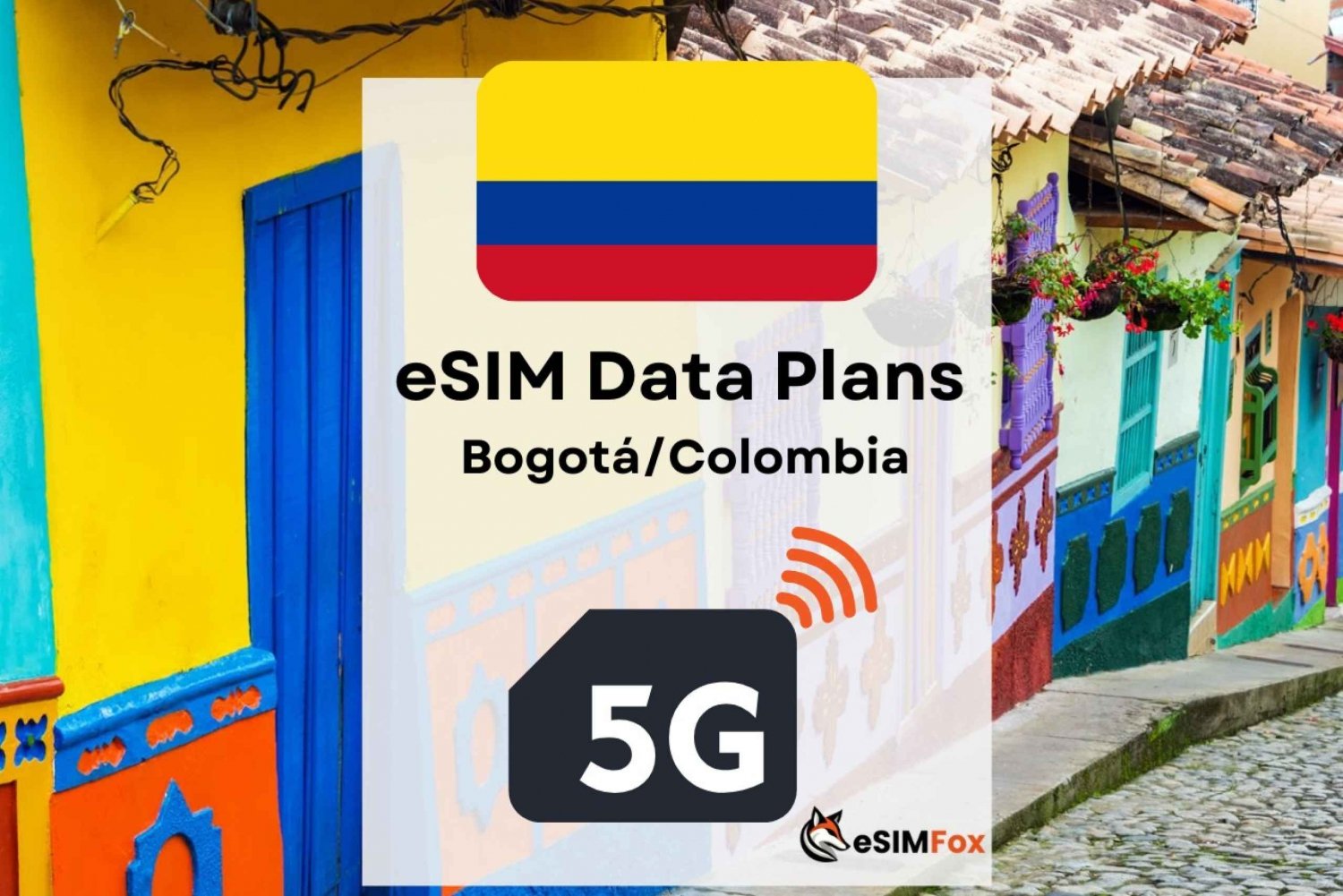 Bogotá: eSIM Internet Data Plan for Colombia high-speed
