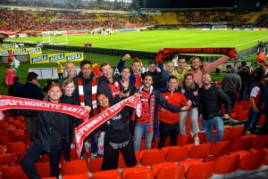 Tour del calcio di Bogotà con biglietti e birre illimitate prima della partita