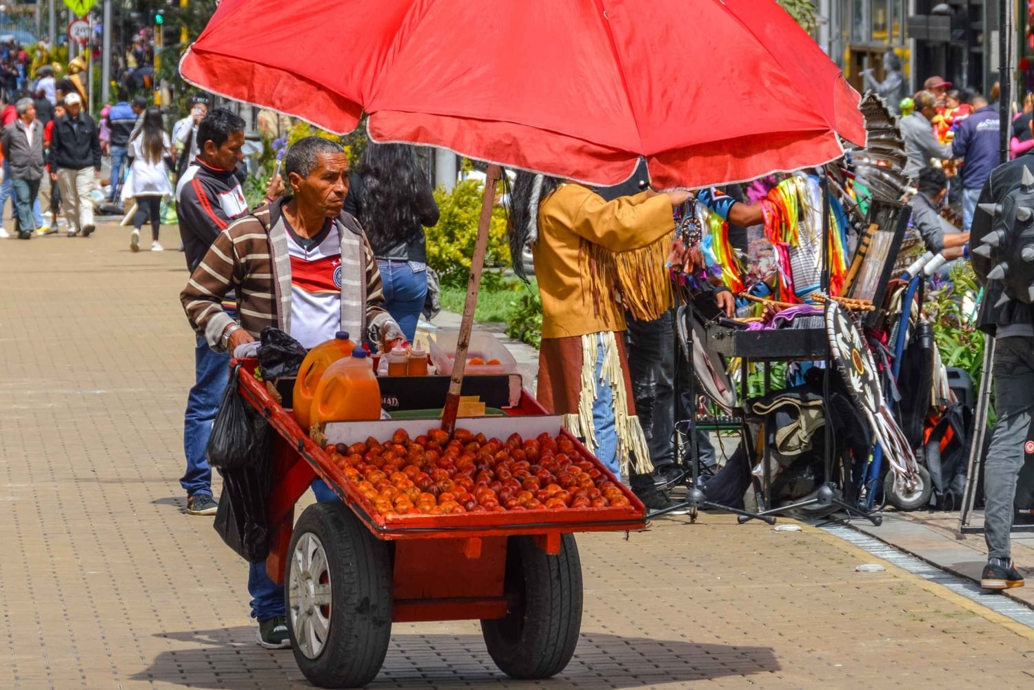 Bogotá: La Candelaria-foodtour met proeverijen