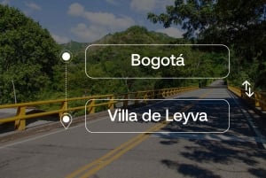 Bogotá to or from Villa de Leyva Private Transfer