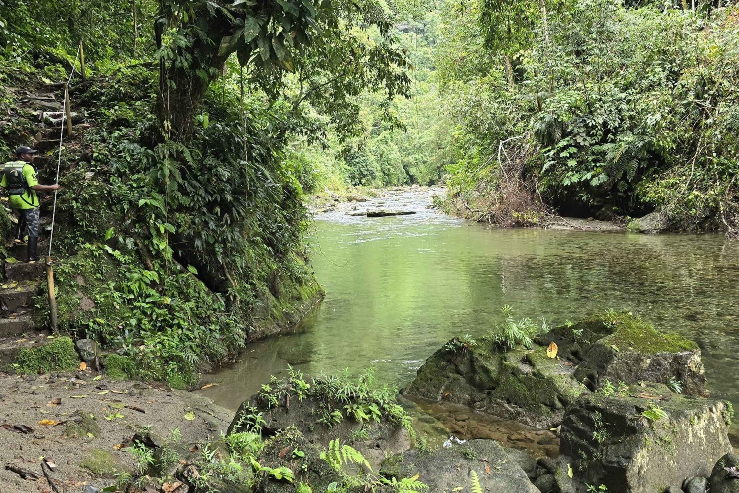 Cali: Excursão de um dia ao Danubio e ao oásis La Sirena. A partir de Cali