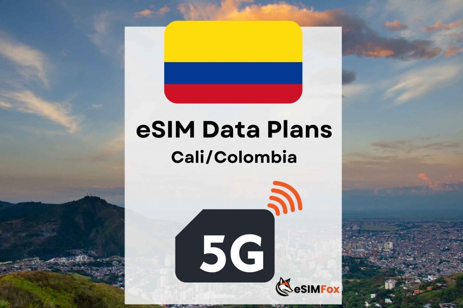 Cali : eSIM Internet Data Plan for Colombia high-speed
