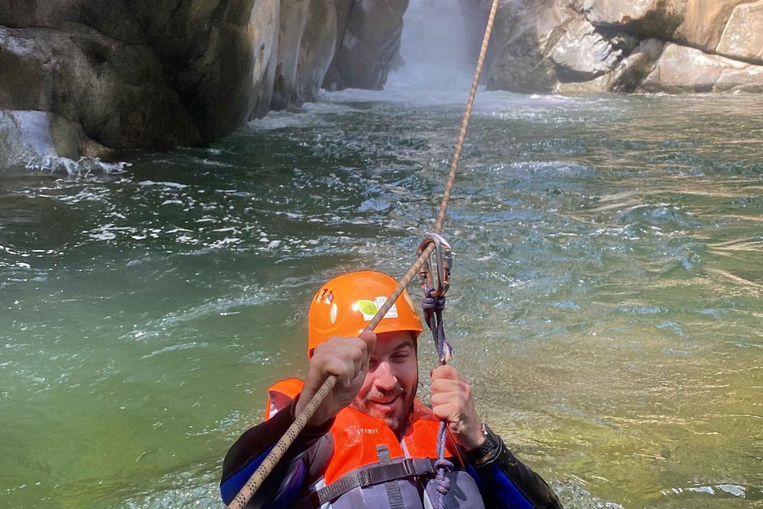 CANYONING and COFFEE TOUR AT LOCAL FAMILY FARM from GUATAPE