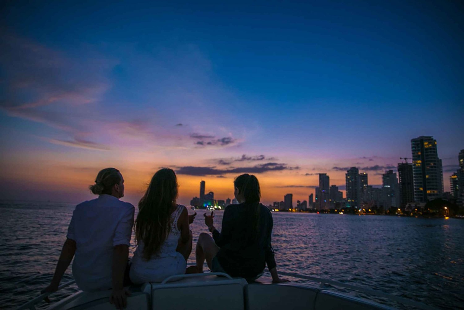 Cartagena: 2.5-Hour Sunset Boat Party with Free Beer