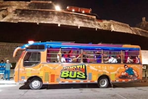 Cartagena : 2h Fête nocturne sur roues, animateur et arrêts photos