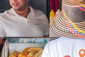 Smaker og historier i Cartagena: lokal gatemat og bukt-tur