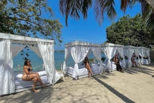 Cartagena: 6 Stopps auf den Rosario-Inseln, Oceanario, Mittagessen und Schnorcheln