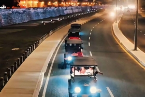 Cartagena di notte in auto elettrica in stile classico