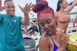 Cartagena: Cholón e Ibizza, festa e praia privada