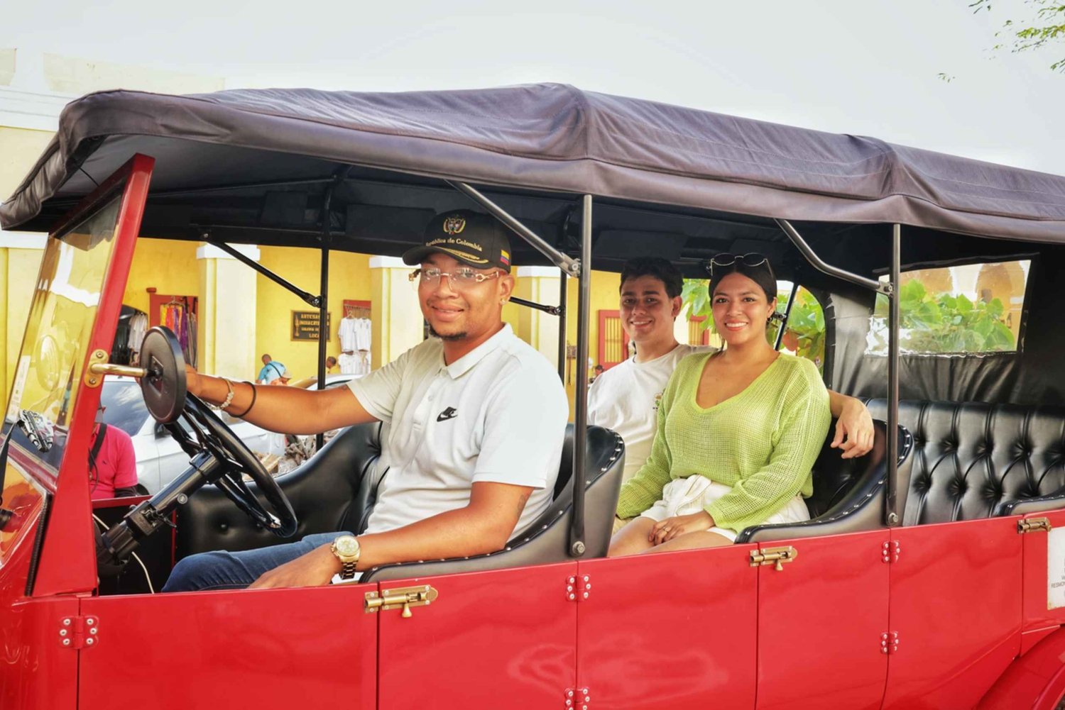 Cartagena City Tour in a Classic Electric Car