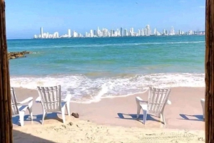 Cartagena, Colombia: Island white sand and transparent water