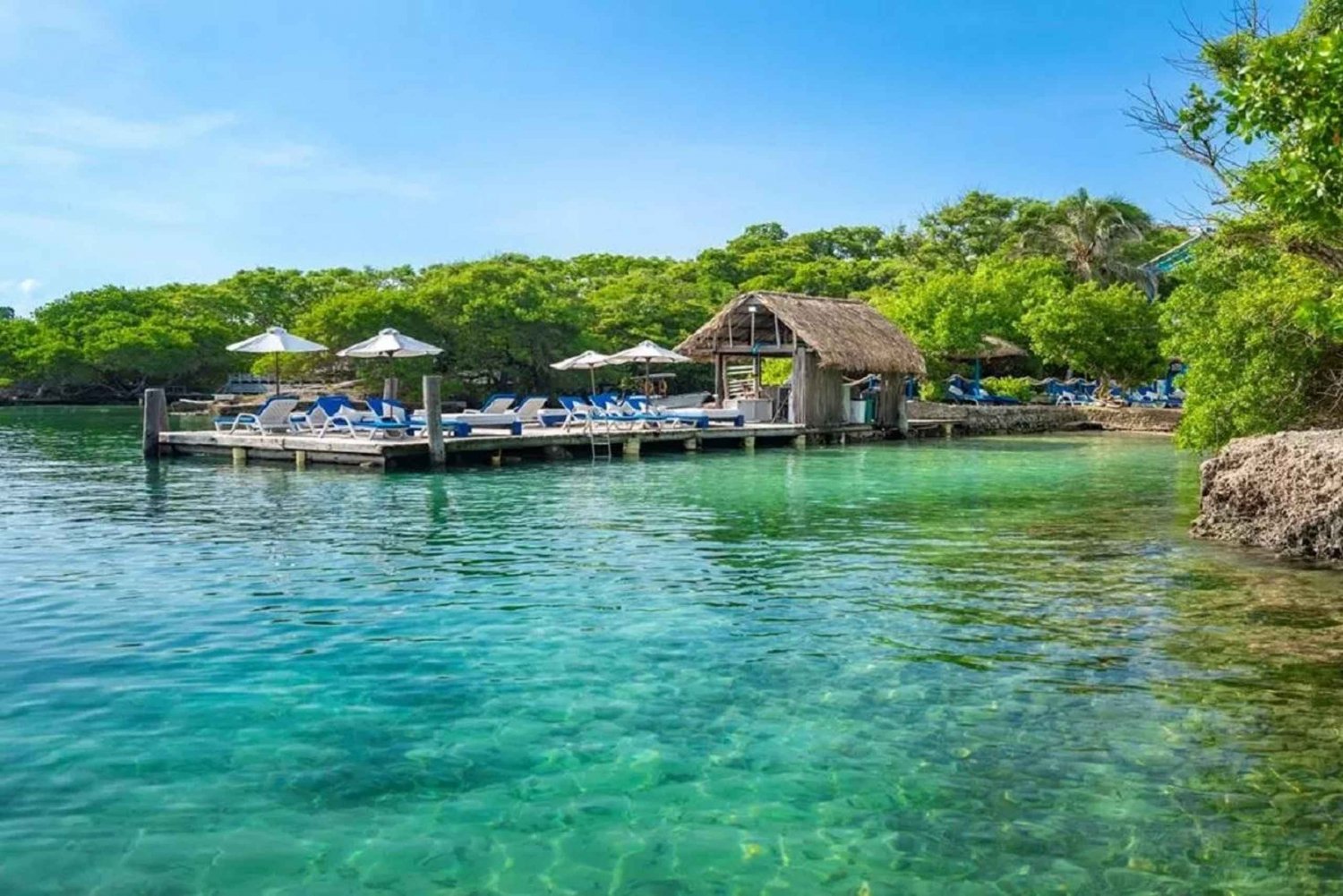 Cartagena: Coralina Island Day Trip with Lunch