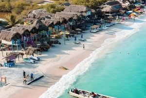 Cartagena: jednodniowa wycieczka do Aviary z wejściem + Playa Blanca autobusem