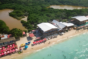 Cartagena: jednodniowa wycieczka do Aviary z wejściem + Playa Blanca autobusem