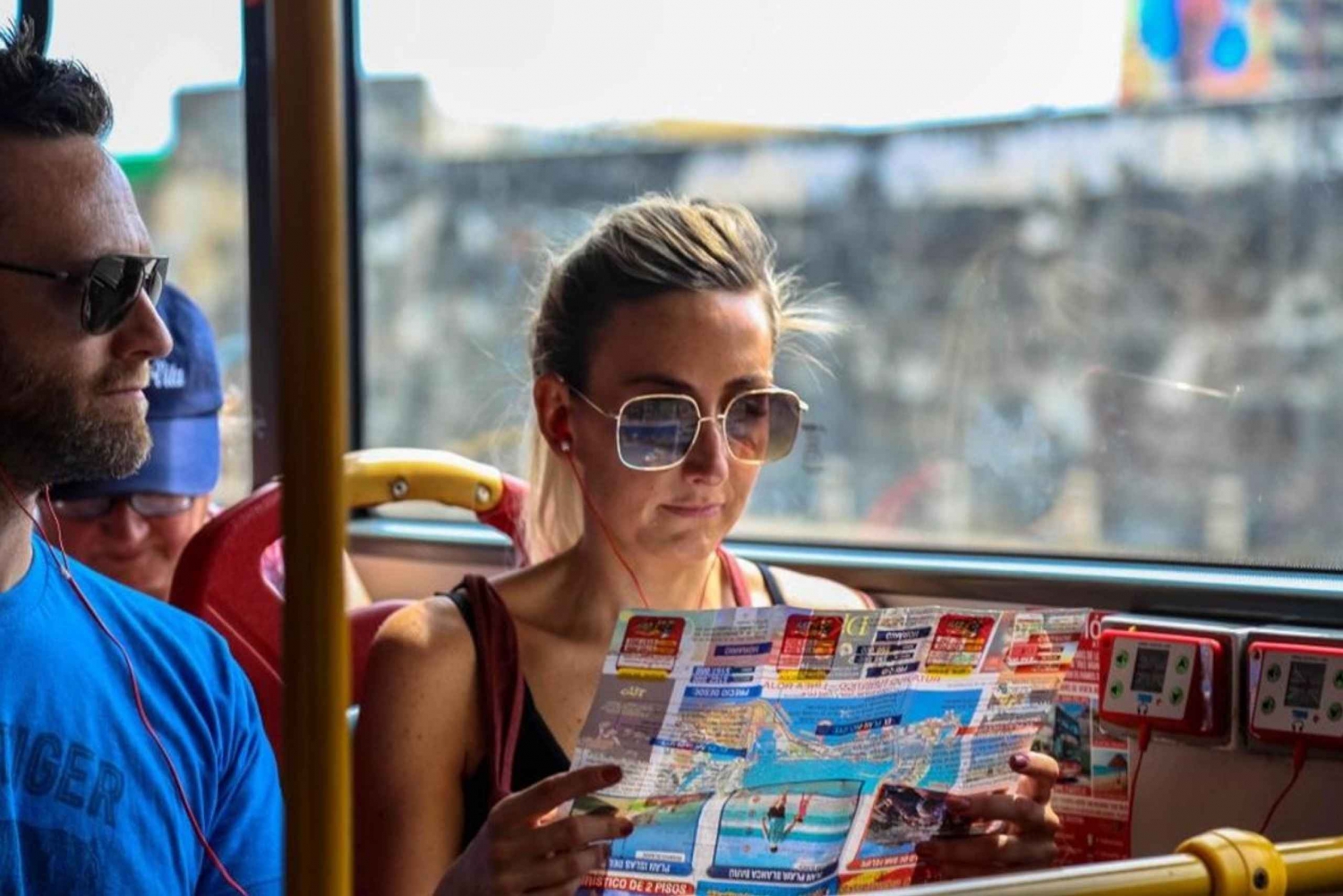 Cartagena: STADSTUR HELA DAGEN, HOP ON HOP OFF NÄR SOM HELST