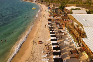 Cartagena: Sunset in Playa Blanca, Barú private beach club