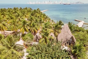 Cartagena: Day Pass Éteka Beach Club Tierra Bomba C/Almuerzo