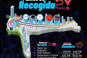 CARTAGENA: Join us for a super party on a typical chiva with an entertainer for 2 hours and a disco!