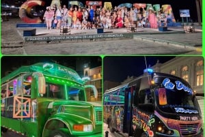 CARTAGENA: Join us for a super party on a typical chiva with an entertainer for 2 hours and a disco!
