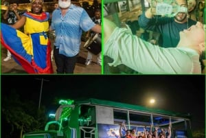 CARTAGENA: Join us for a super party on a typical chiva with an entertainer for 2 hours and a disco!