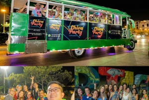 CARTAGENA: Join us for a super party on a typical chiva with an entertainer for 2 hours and a disco!
