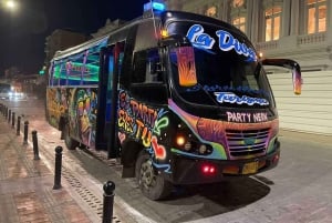 CARTAGENA: Join us for a super party on a typical chiva with an entertainer for 2 hours and a disco!