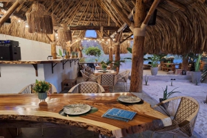 Kartagena: Wycieczka na wyspy Rosario i Playa Blanca z nurkowaniem z rurką lub akwarium