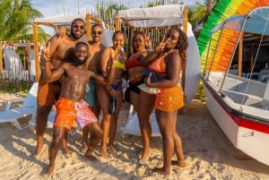 Cartagena: een hele dag sportboottocht naar 5 Rosario-eilanden