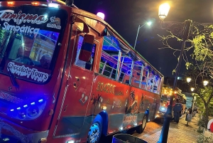 Cartagena: Lustiger Partybus mit Tanzfläche und guter Musik