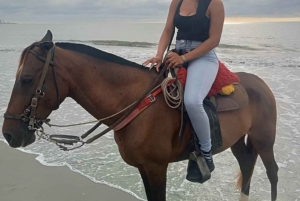 Cartagena: Horse riding on the beaches of Cartagena & PHOTOS