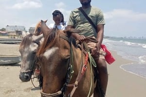 Cartagena: Horse riding on the beaches of Cartagena & PHOTOS