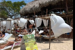 Cartagena: Isla Baru Beach Club ved Playa Blanca