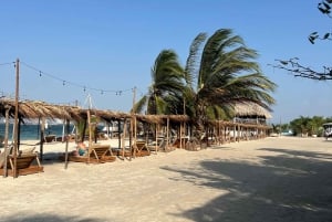 Cartagena: Isla Tierra Bomba beach club:Day Pass with Lunch