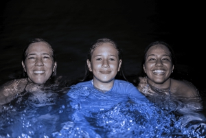 Cartagena: LUMINOUS PLANKTON, Playa Blanca Barù og lunsj