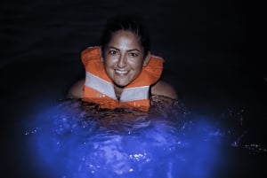 Cartagena: LUMINOUS PLANKTON, Playa Blanca Barù og lunsj