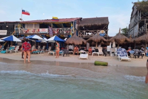 Cartagena: LUMINOUS PLANKTON, Playa Blanca Barù og lunsj