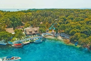 Cartagena: 6 Stopps auf den Rosario-Inseln, Oceanario, Mittagessen und Schnorcheln