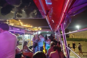 Cartagena: Party on a typical bus crossing the city