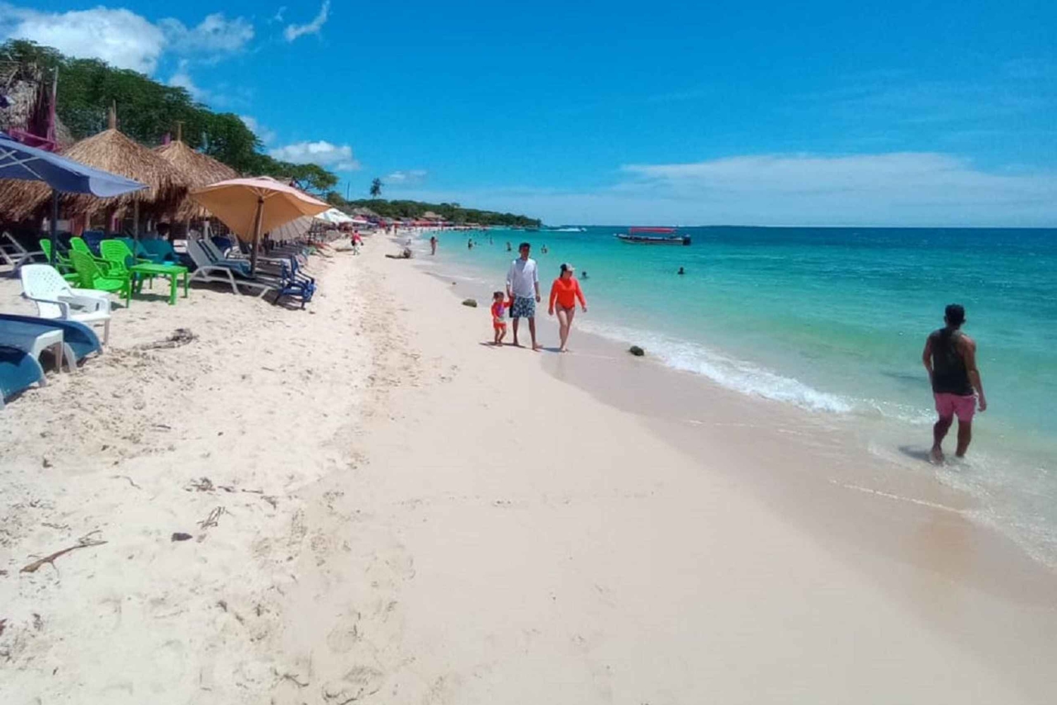 Cartagena: Playa Tranquila ALL INCLUSIVE + caçarola de frutos do mar