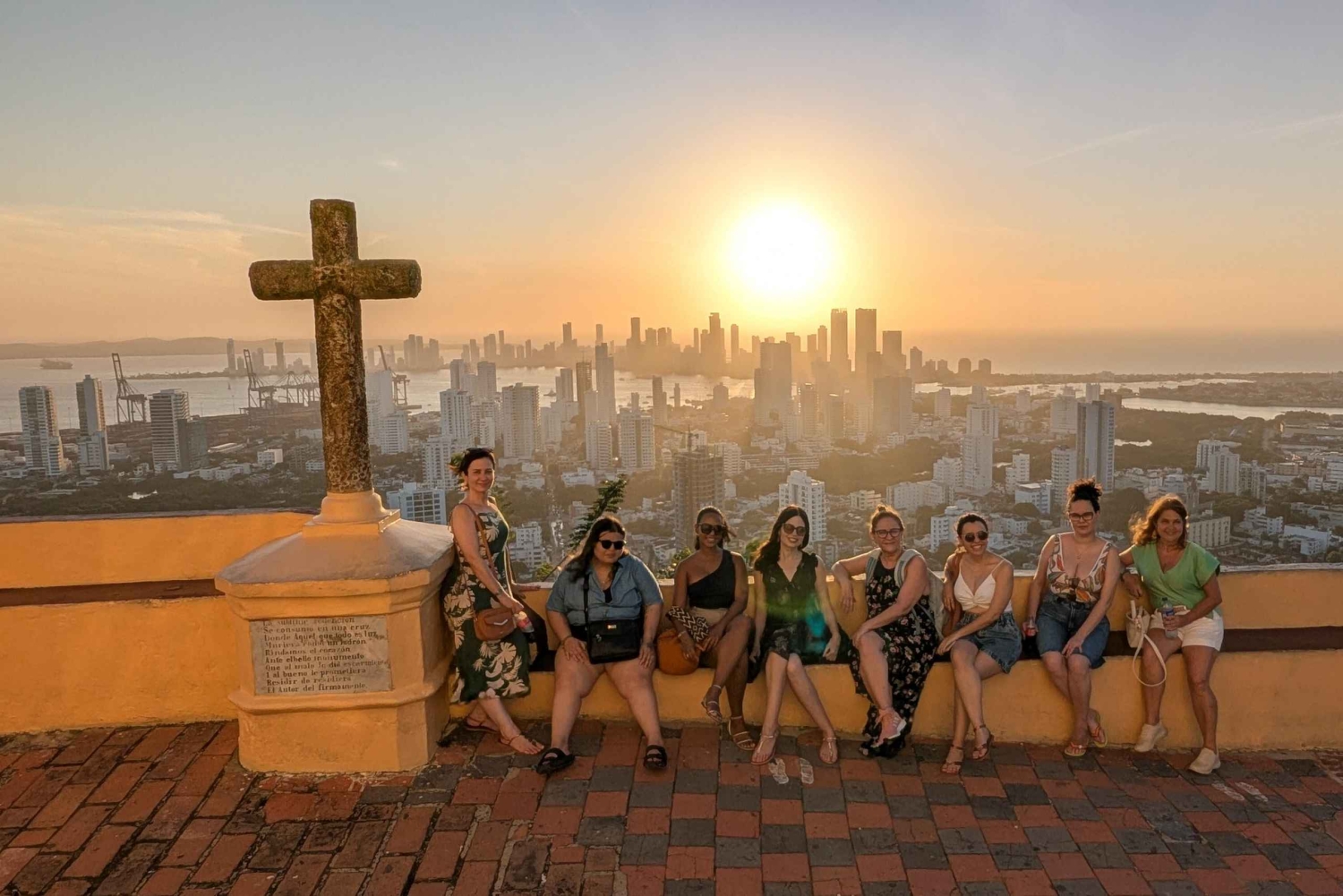 Cartagena: Privat byrundvisning i et køretøj med aircondition