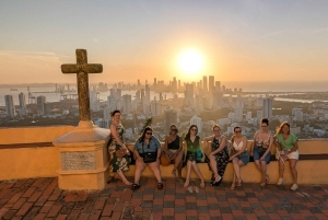 Cartagena: Privat byrundvisning i et køretøj med aircondition