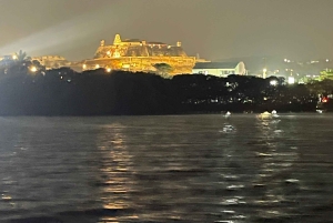Cartagena: Privat båttur ved solnedgang og om natten