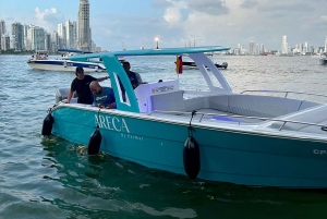 Cartagena: Privat båttur ved solnedgang og om natten