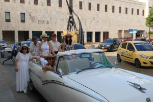 Cartagena: privat tur i gammel bil med historiker