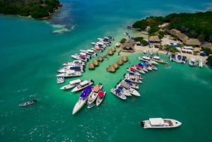 Cartagena: Rosario Islands by Boat with Snorkeling, Buffet, and Open Bar