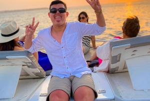 Cartagena: Speedbåtfest på bukten med åpen bar