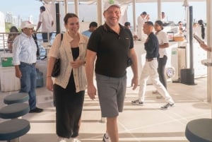 Cartagena: Sunset over Cartagena Bay aboard a brand-new catamaran