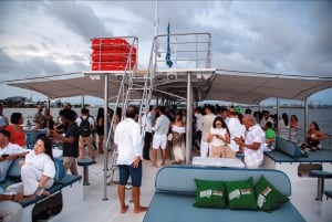 Cartagena: Sunset over Cartagena Bay aboard a brand-new catamaran
